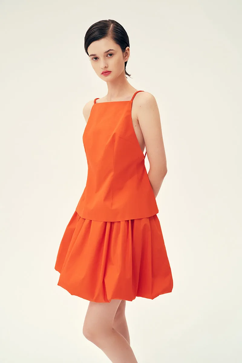 ADA SKIRT IN TANGERINE