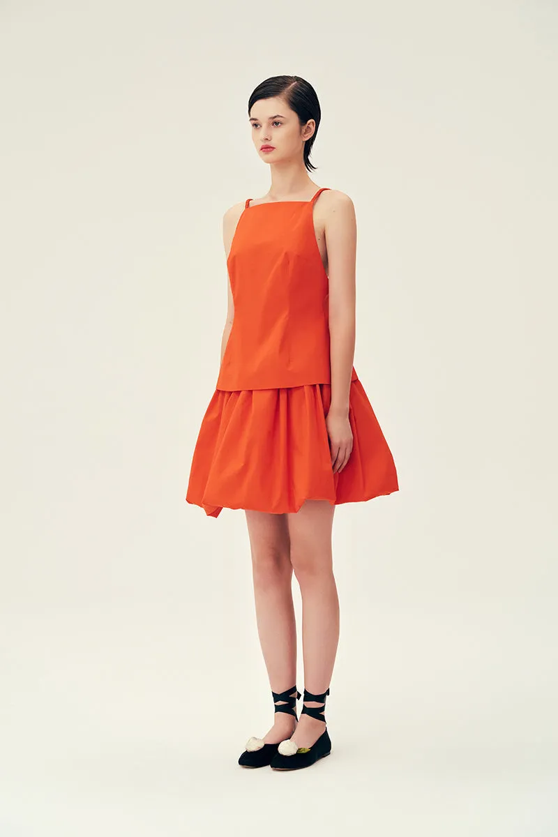 ADA SKIRT IN TANGERINE