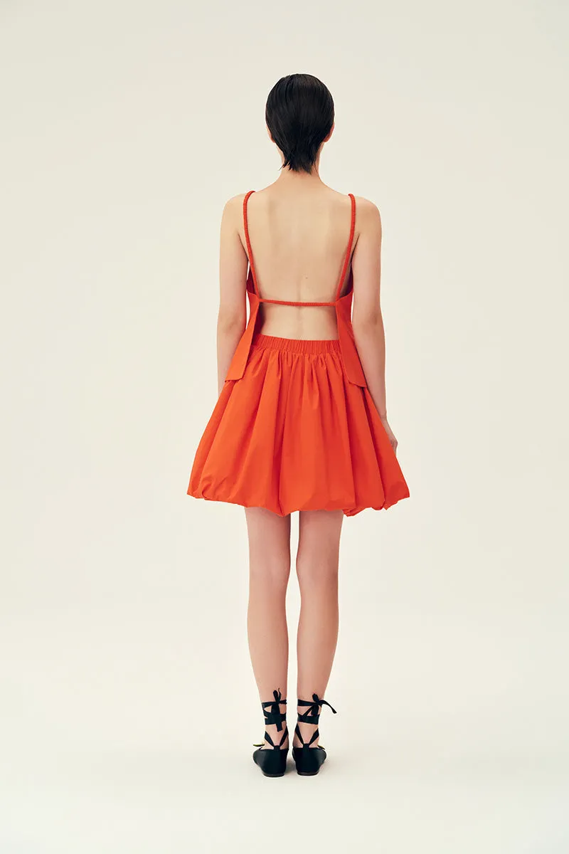 ADA SKIRT IN TANGERINE