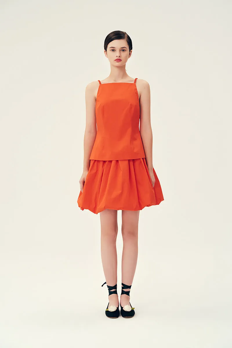 ADA SKIRT IN TANGERINE