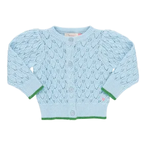 Baby Girls Constance Sweater - Crystal Blue