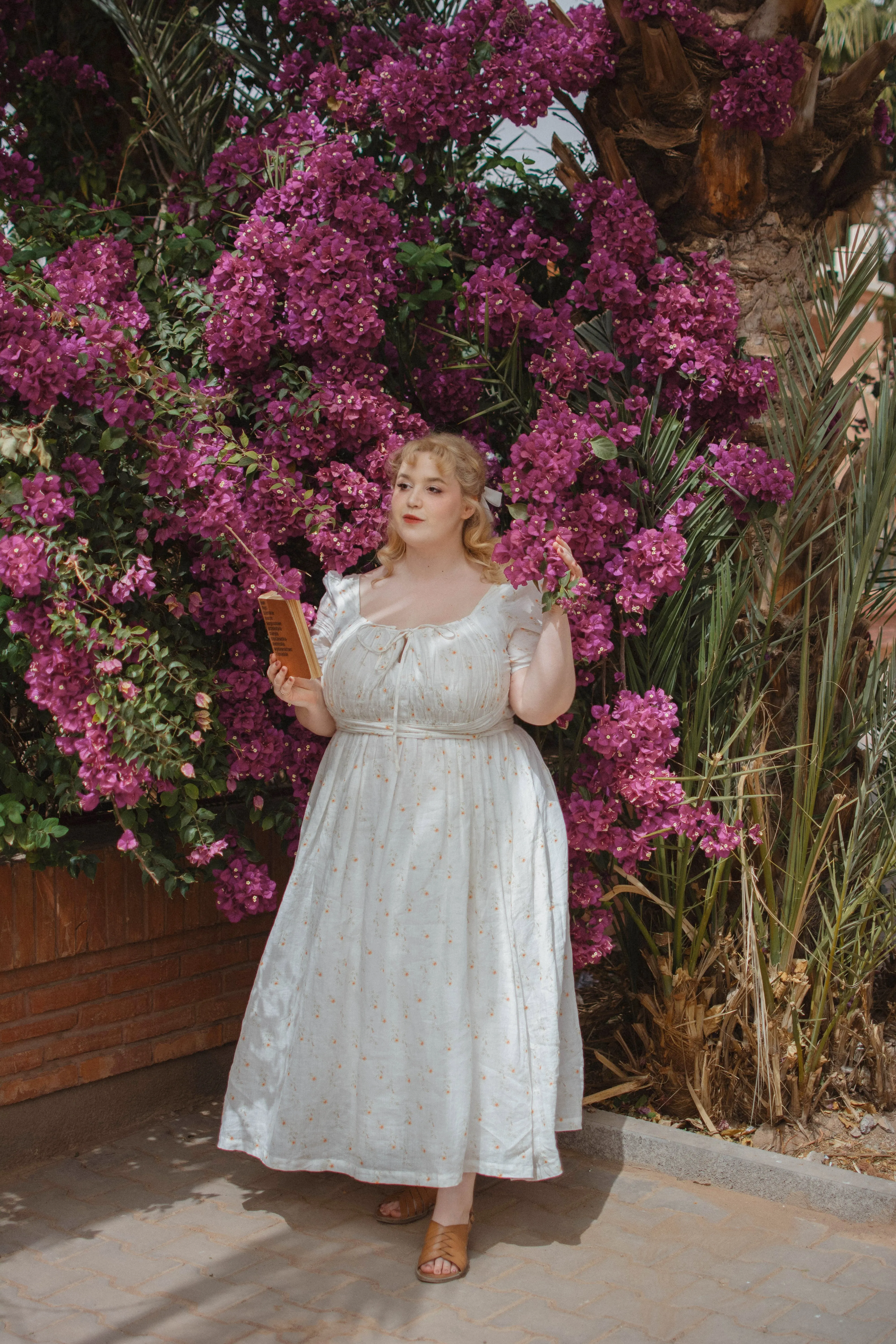 BERGAMOTE 20 |Floral Linen Dress