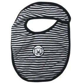 Black & White Striped Baby Bib