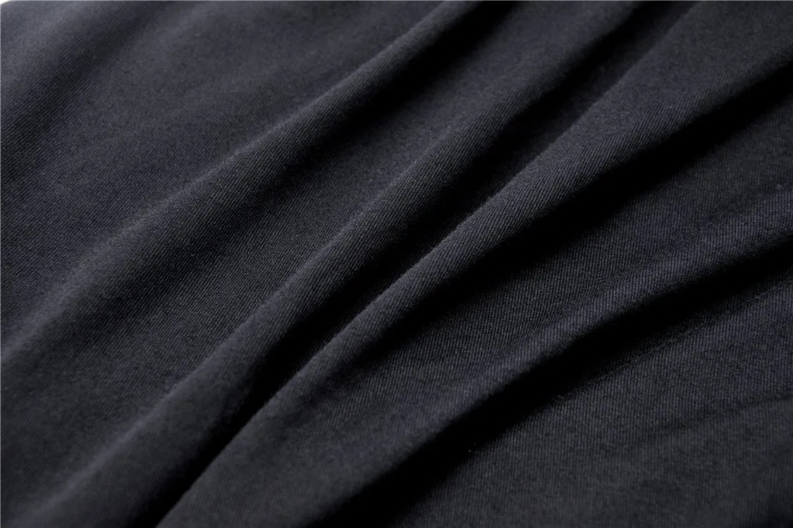 Black lady lace knitted off-shoulders dress DW246