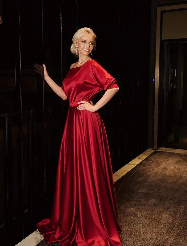 Bleach Red Evening Dress