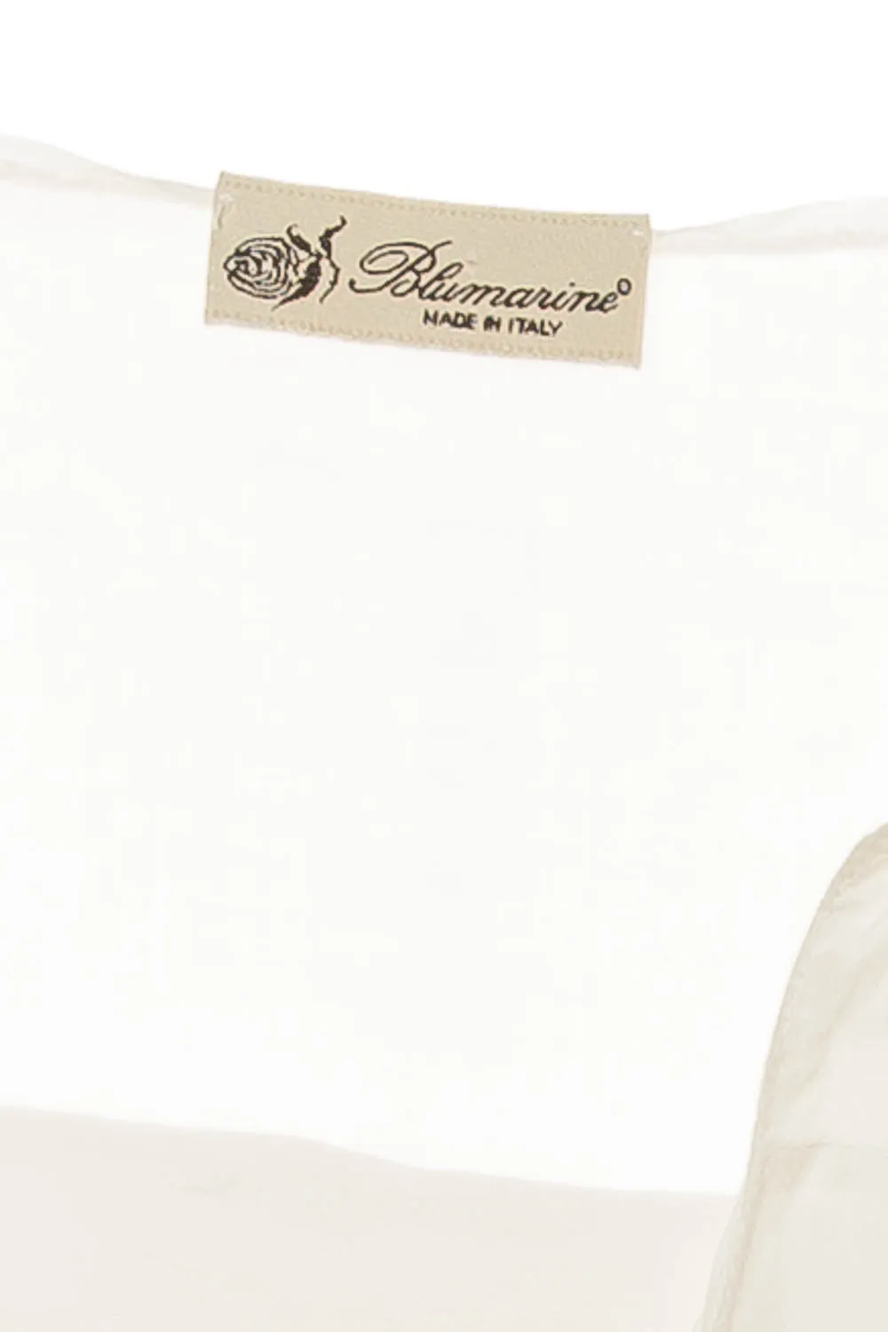 Blumarine - White Cotton Lace Asymmetrical Ruffle Skirt - IT 40