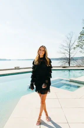 Bowie Mini Dress - Black