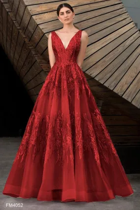 Clur Up Red Evening Dress