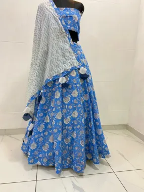 Cotton Printed Lehenga
