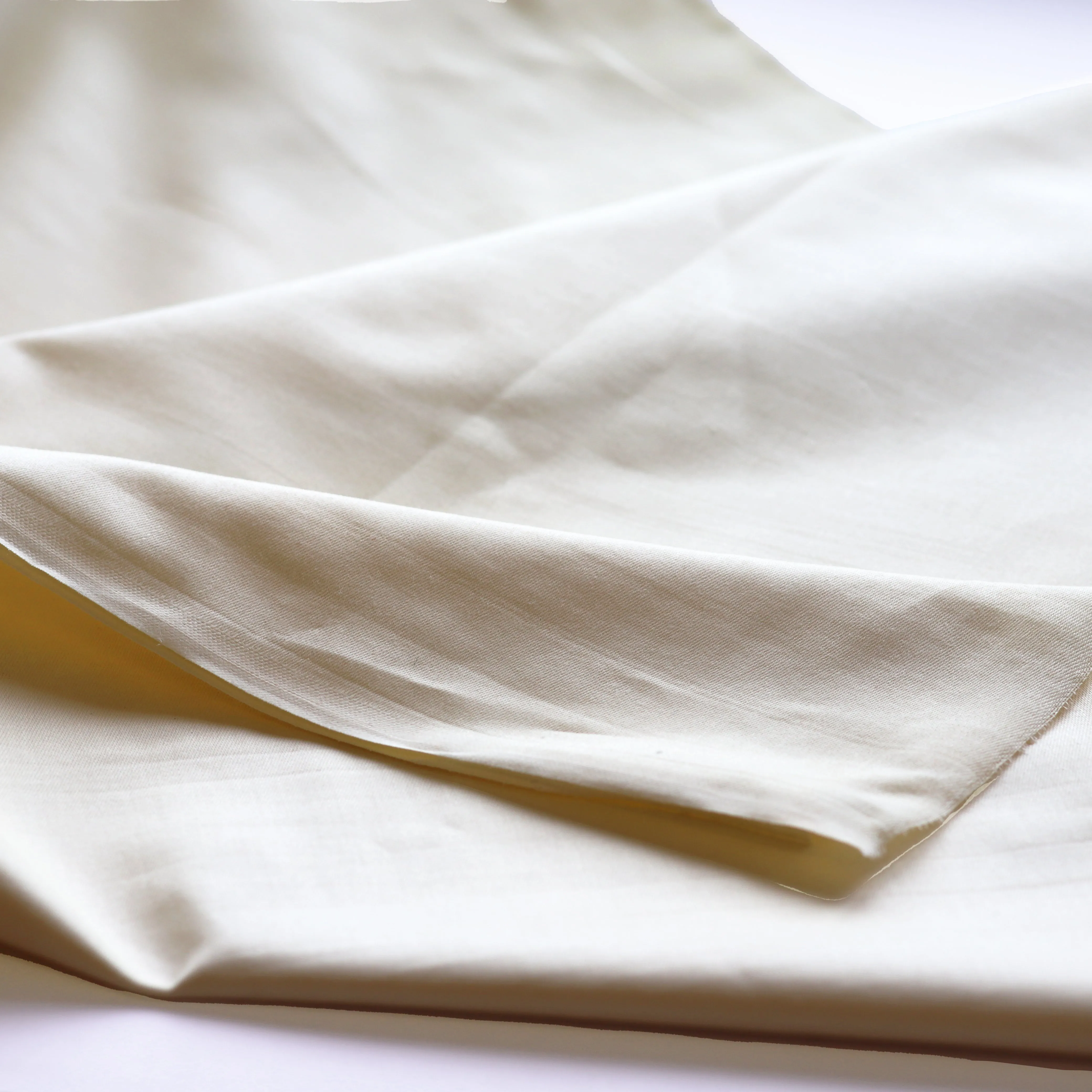Cream curtain lining