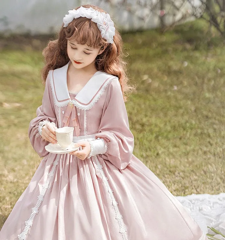 Cute Bunny Ears Long Sleeve Lolita Dress
