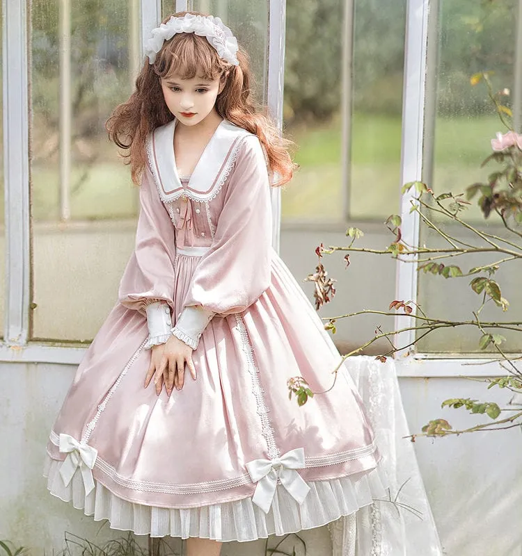 Cute Bunny Ears Long Sleeve Lolita Dress
