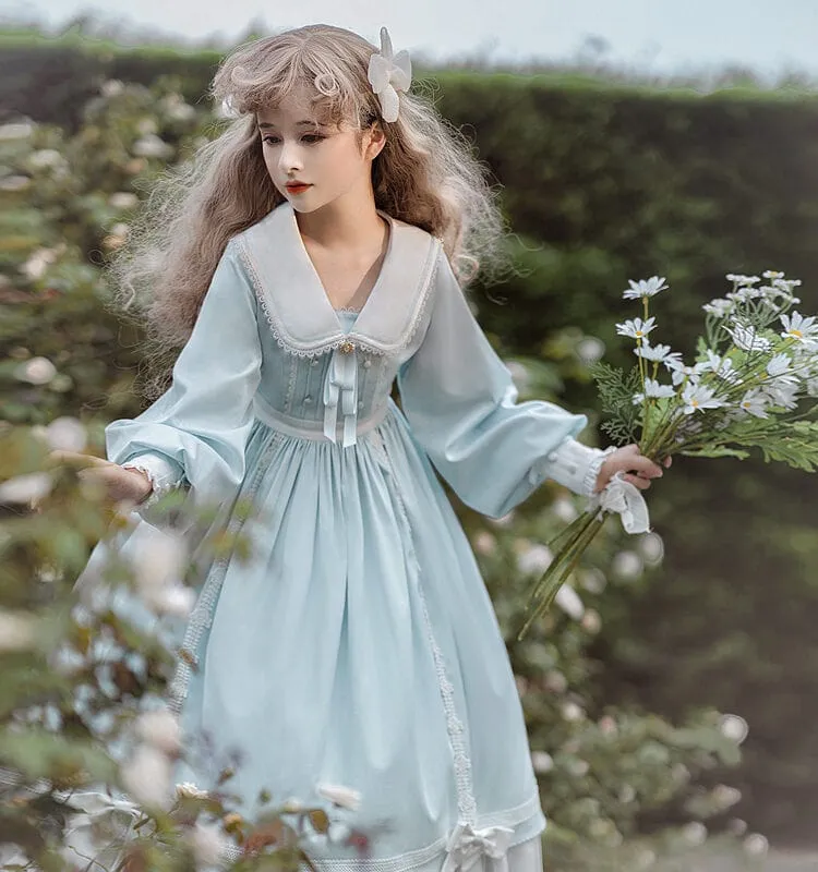 Cute Bunny Ears Long Sleeve Lolita Dress