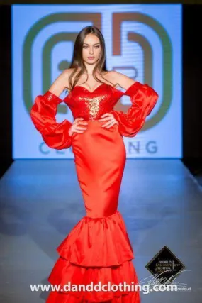 D&D Red Carpet Red Sexy Dress