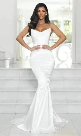 Fats White Evening Dress