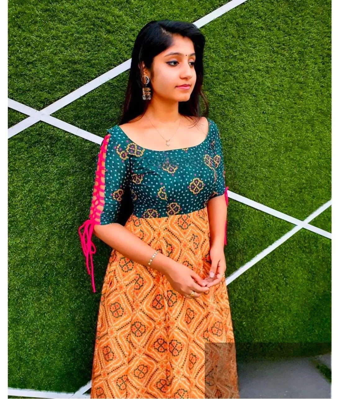 Fox Georgette With Complete Lining Anarkali Gown