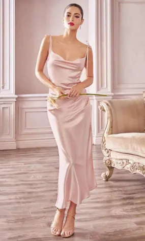 God Pink Evening Dress