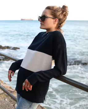 Hossegor Guernsey | Navy & Cream