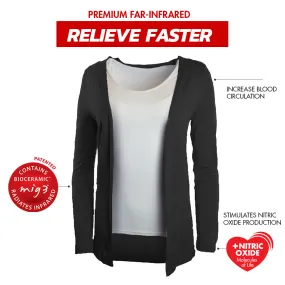 Invel® Active Office Cardigan - Women with Bioceramic MIG3® Far-Infrared Technology