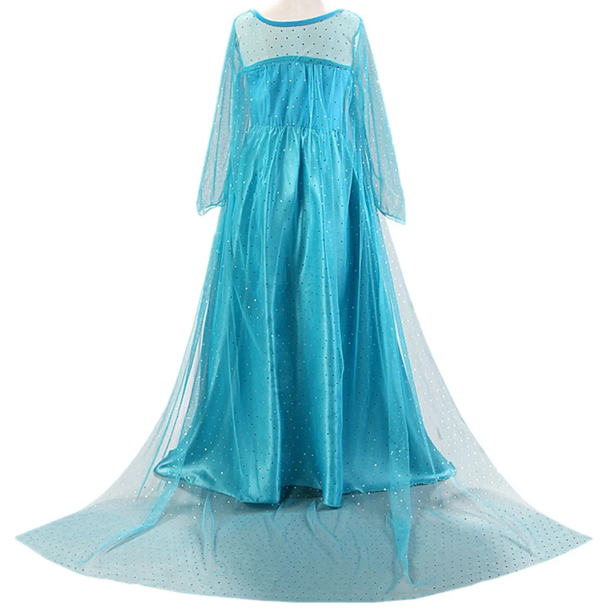 KAWELL Girls Princess Party Elsa Dress Little Girls Cosplay Costume