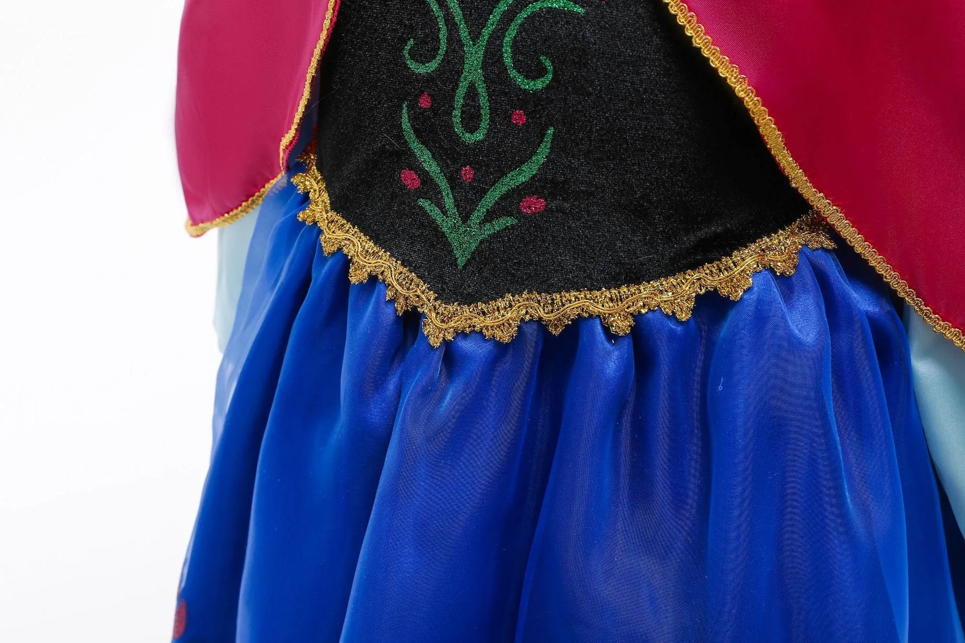 Kids Frozen Anna Inspired Girls Dress