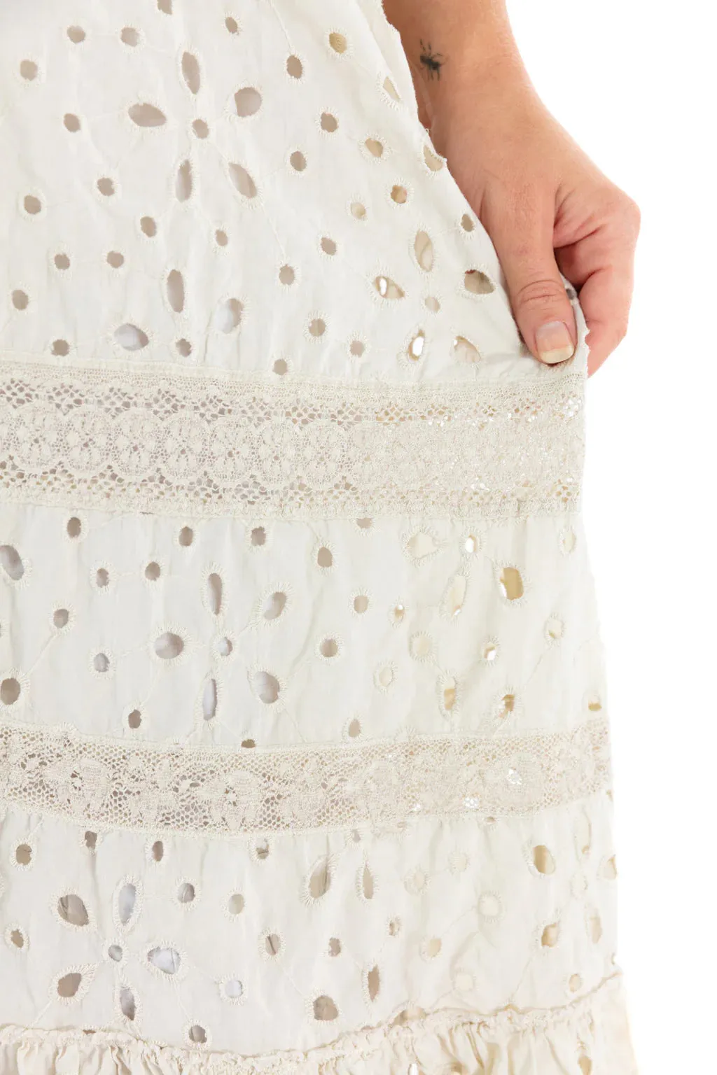 Magnolia Pearl Dress 1959 - Eyelet Haru Dress - Moonlight