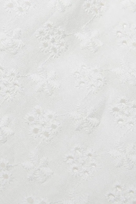 Nancy Bodycon Top - White Pearl