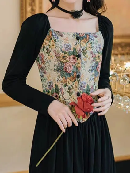 Nightingale and Rose Dress