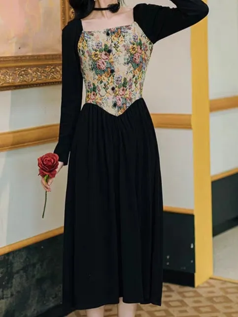 Nightingale and Rose Dress