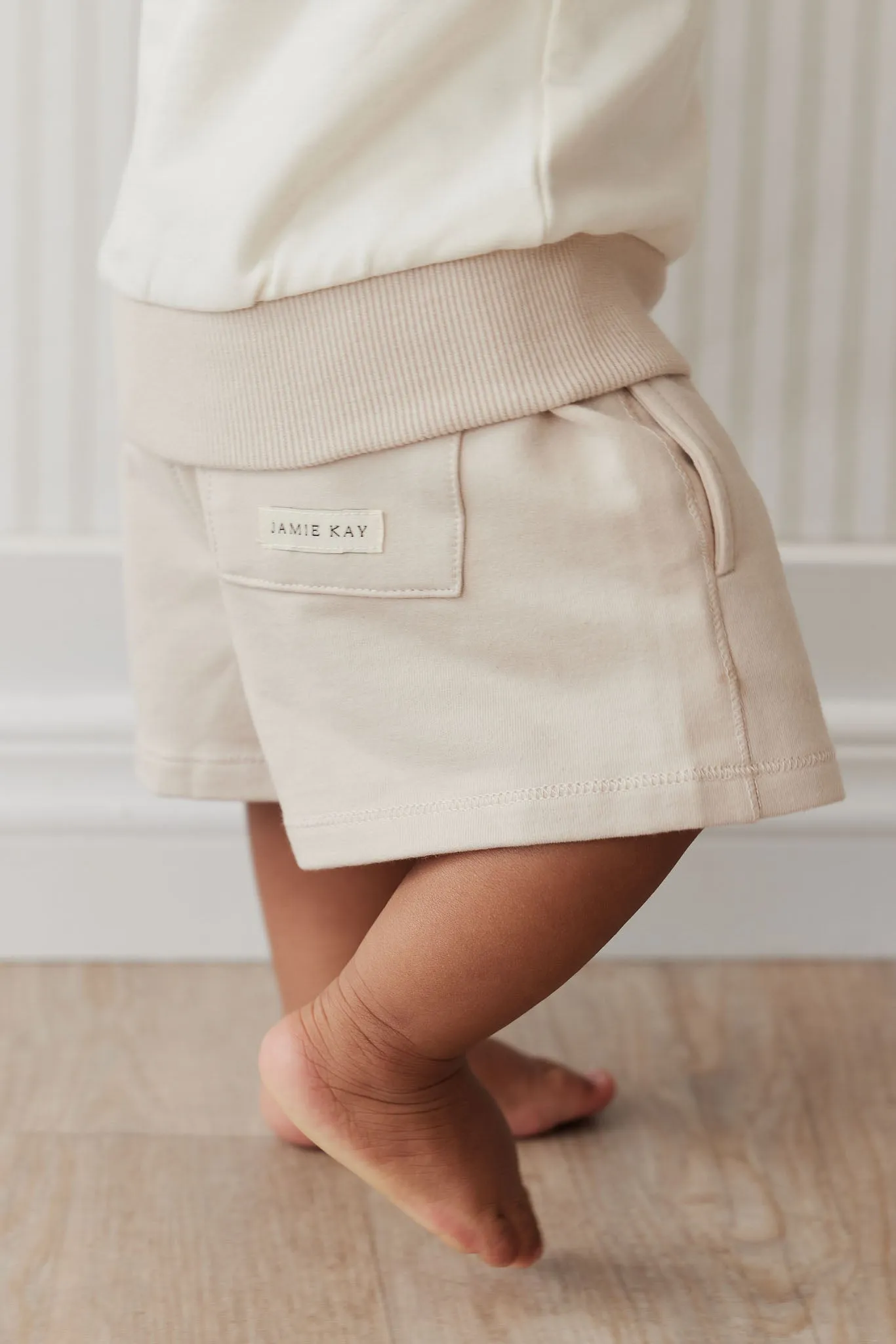 Organic Cotton Jalen Short - Soft Sand