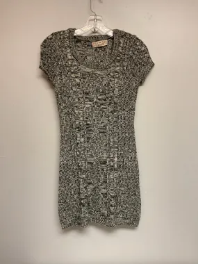 Pink Republic Size 10 Gray Knitted Cotton Blend Big Girls Dress Casual