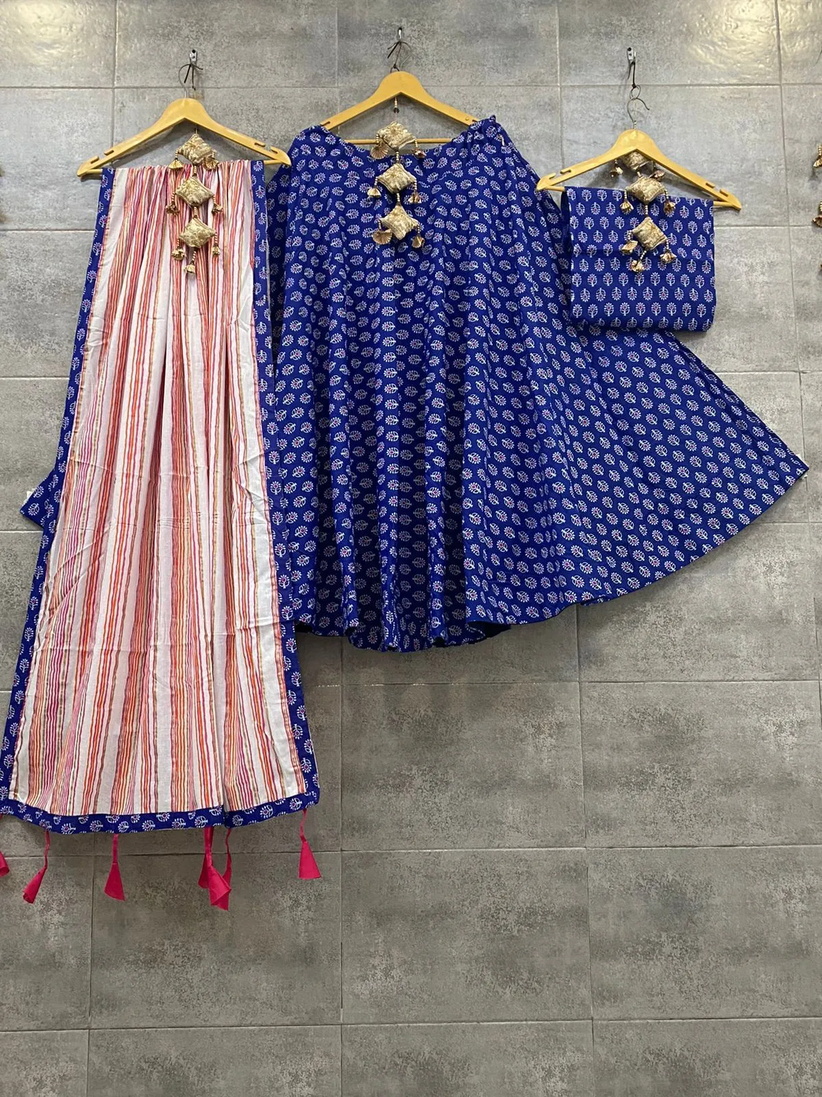 Pure Cotton Printed Navratri Lehenga Choli