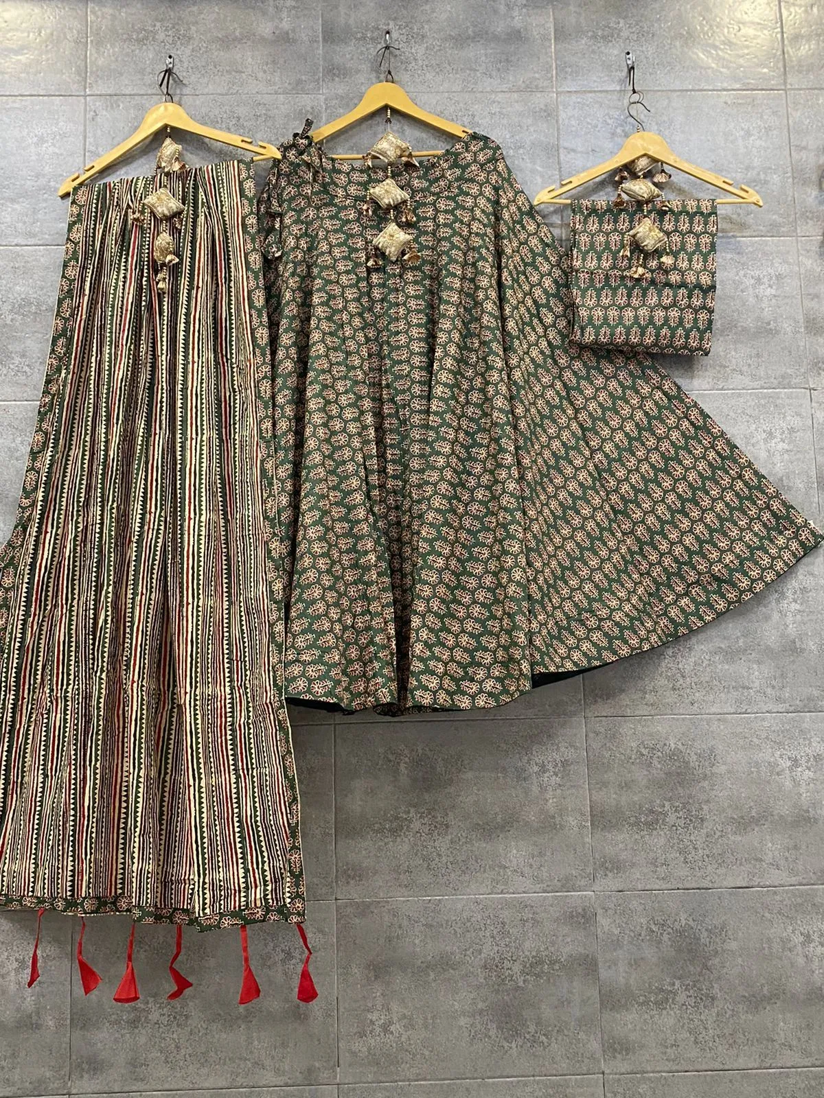 Pure Cotton Printed Navratri Lehenga Choli