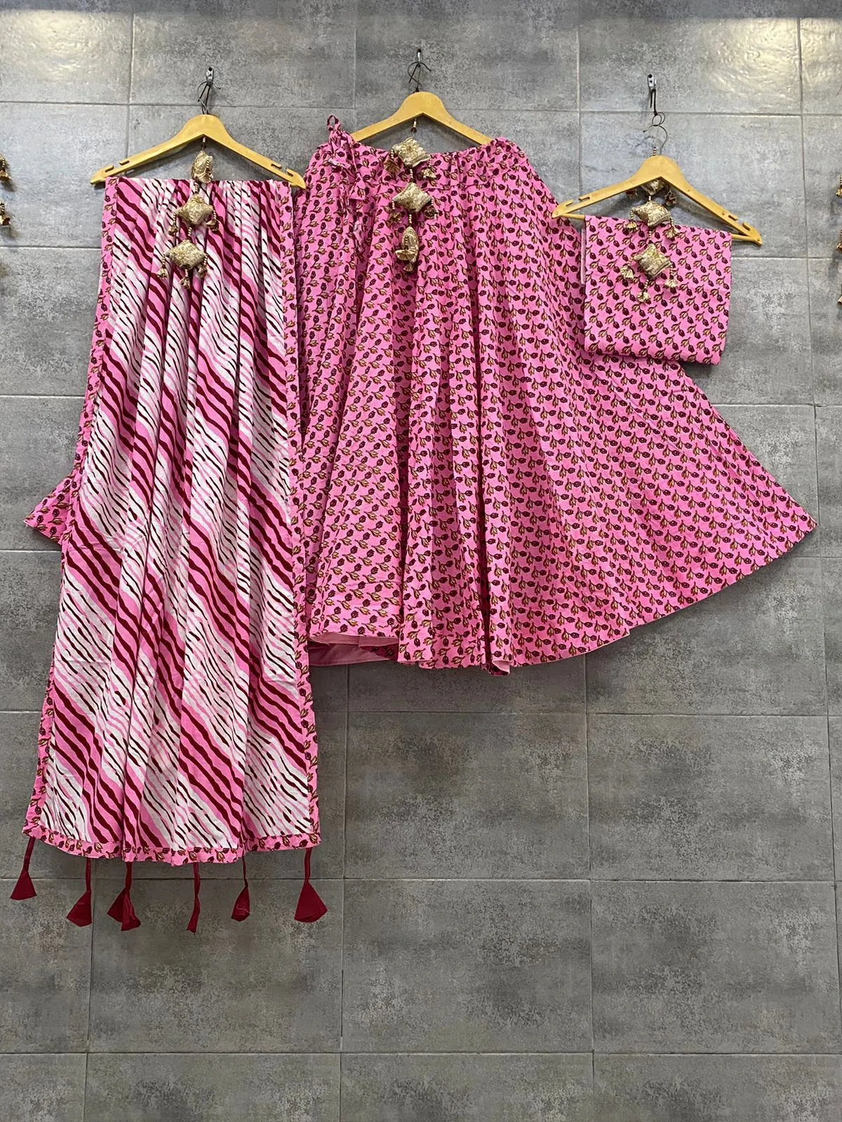 Pure Cotton Printed Navratri Lehenga Choli