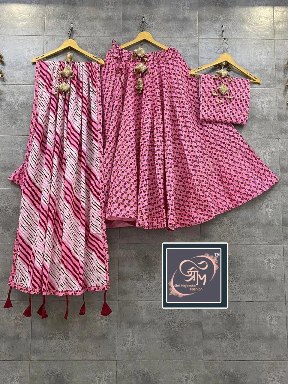 Pure Cotton Printed Navratri Lehenga Choli