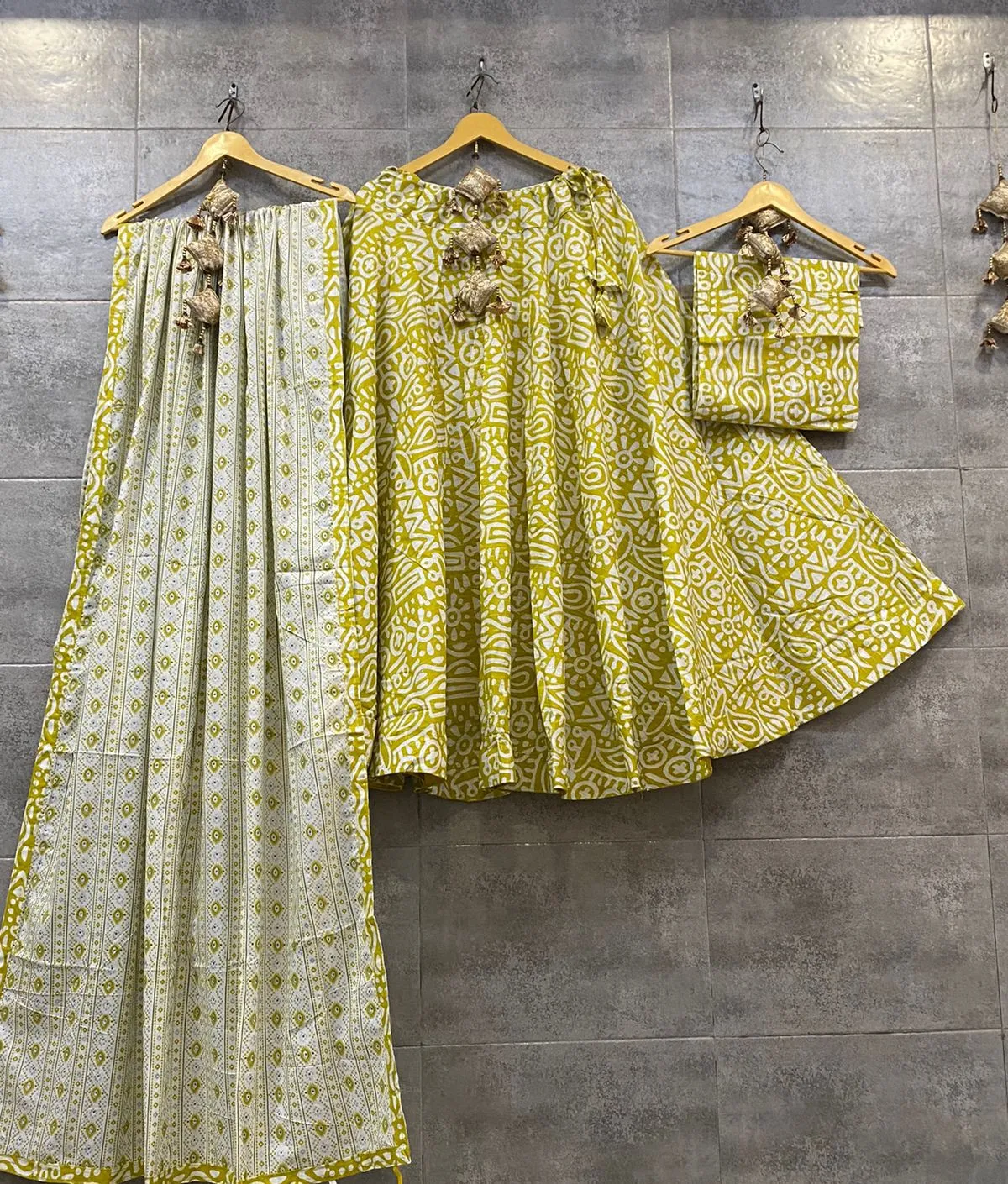 Pure Cotton Printed Navratri Lehenga Choli