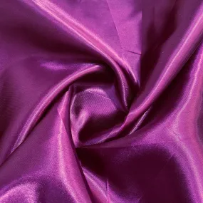 Purple Solid Satin Fabric