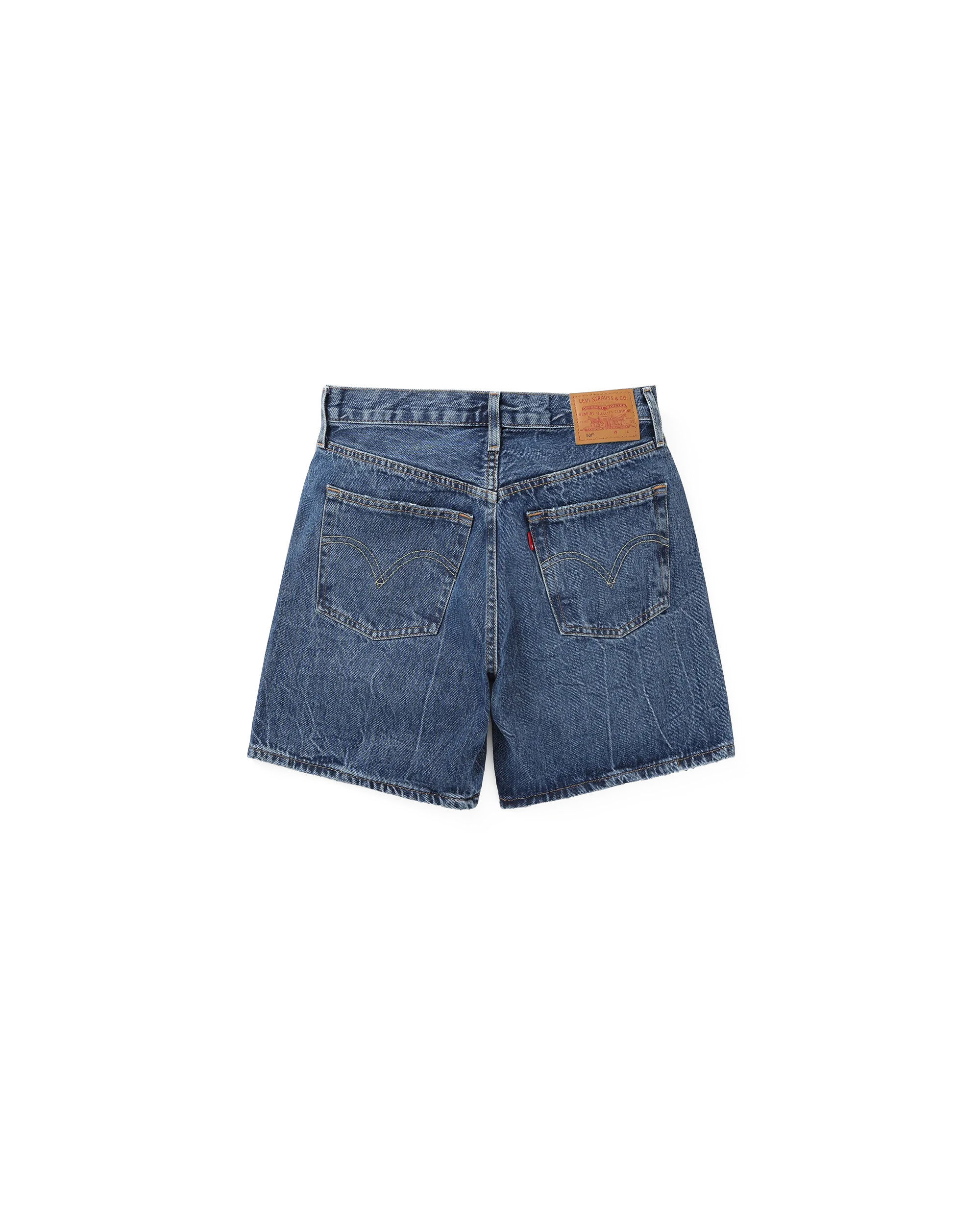 RED TAB / 501 MID THIGH SHORT (WOMEN)