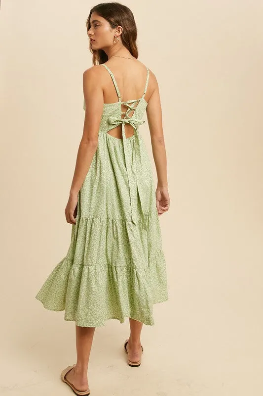Romy Floral Mid Dress