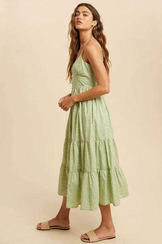 Romy Floral Mid Dress