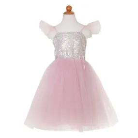 Silver Sequins Princess Dress