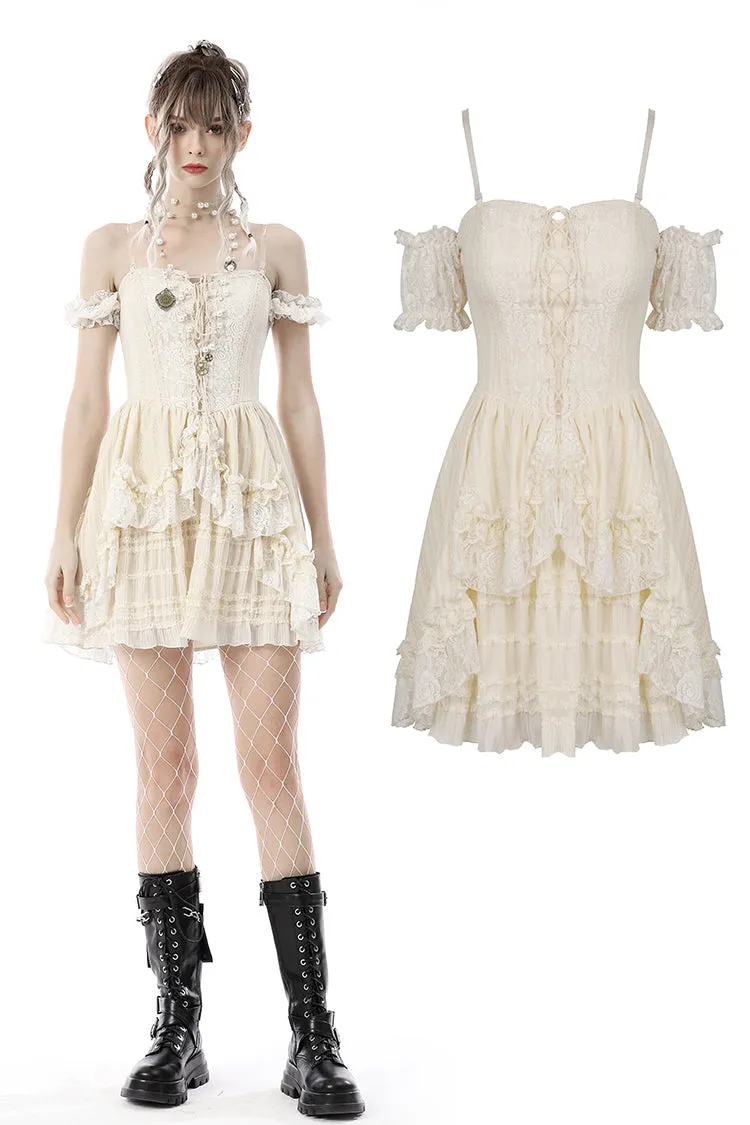 Steampunk princess frilly dress DW634