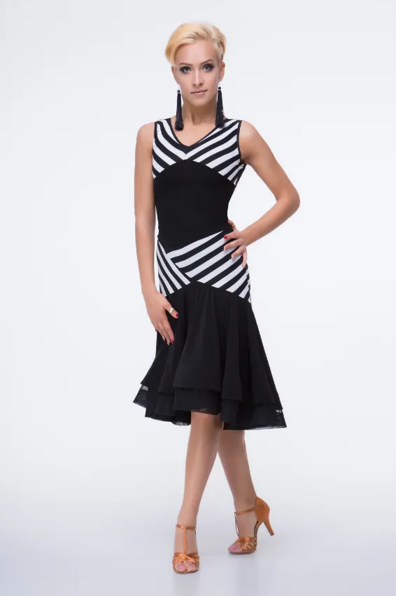 Tango blouse with striped print