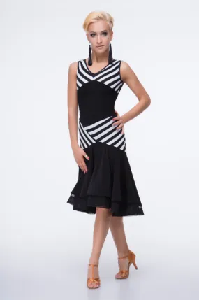 Tango blouse with striped print