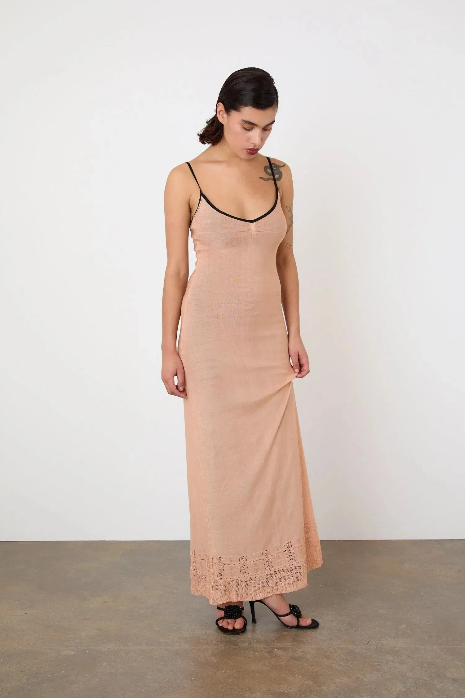 Agnes Earth-Toned Maxi Dress