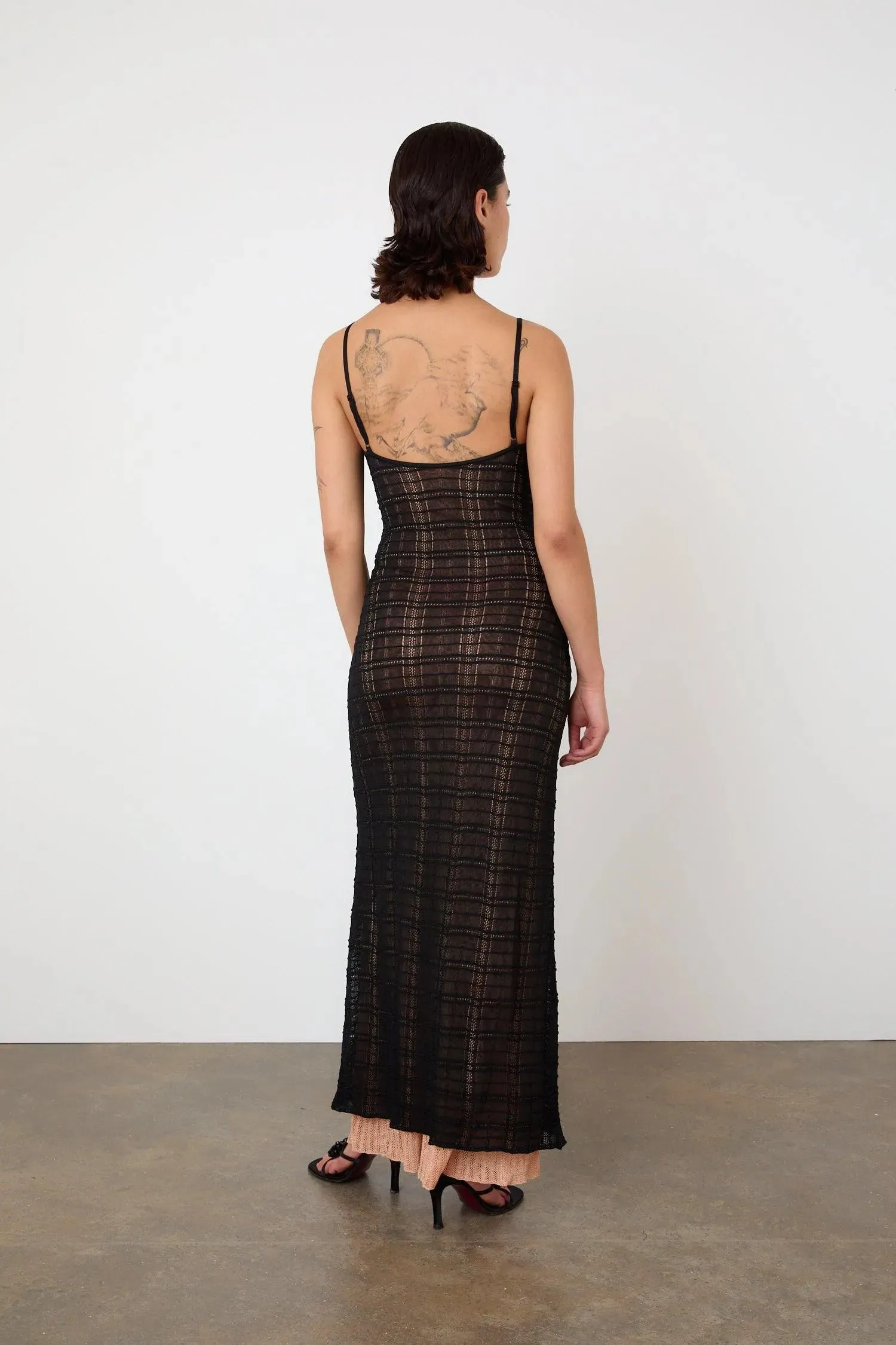 Agnes Earth-Toned Maxi Dress