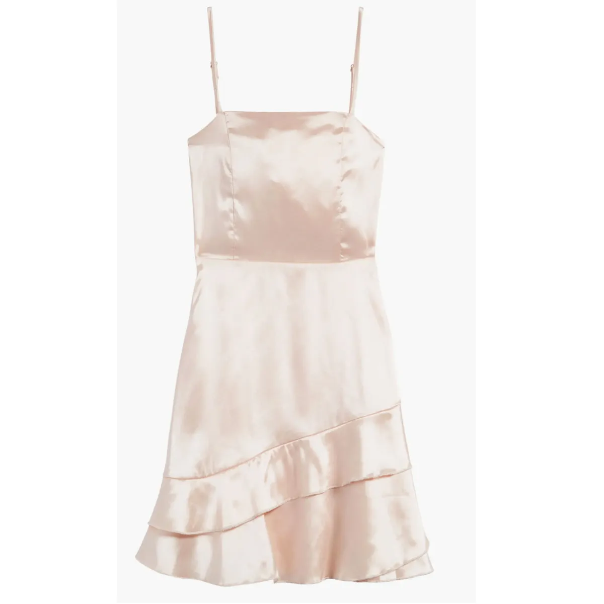 Tween Satin Baby Doll Dress Vanilla Creme