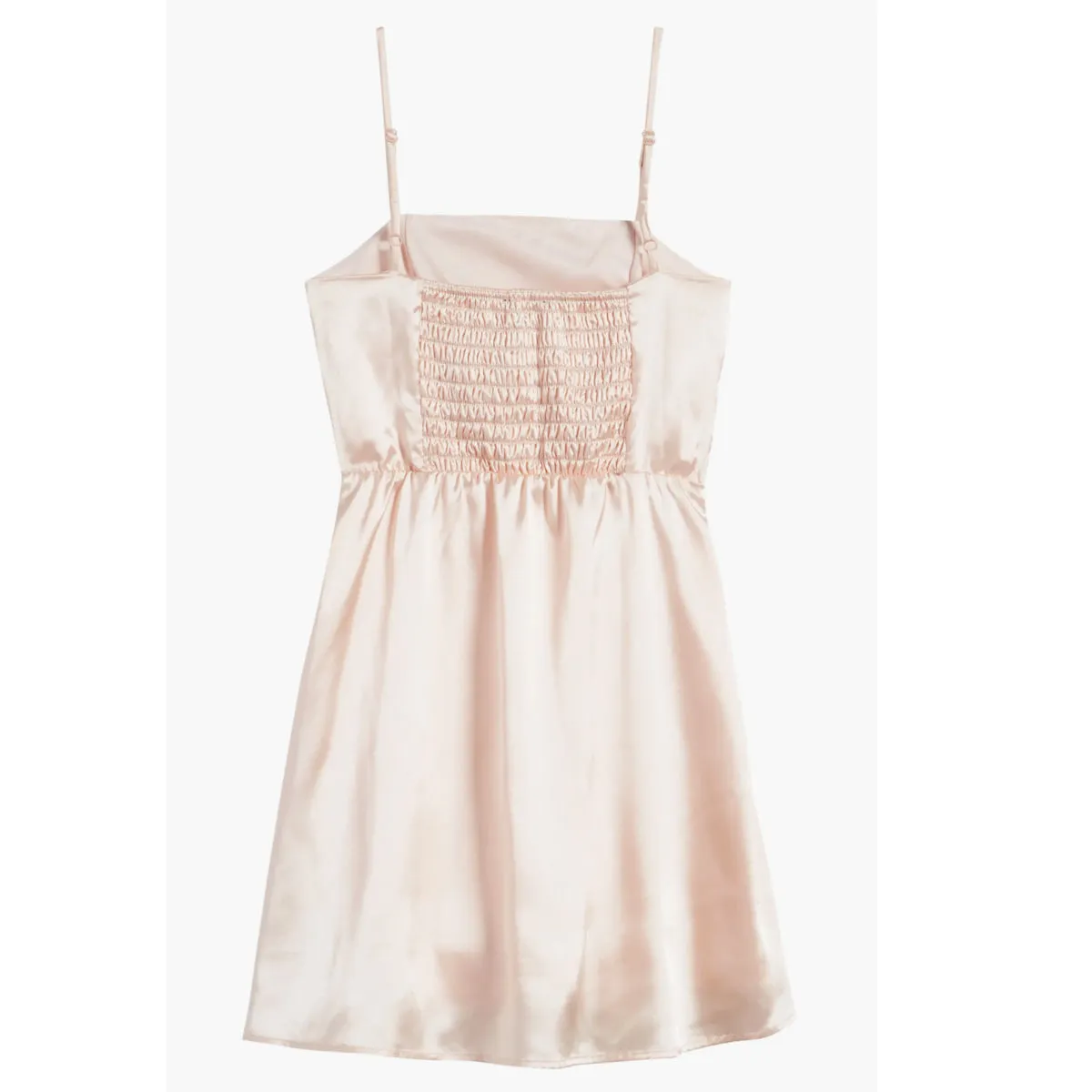 Tween Satin Baby Doll Dress Vanilla Creme