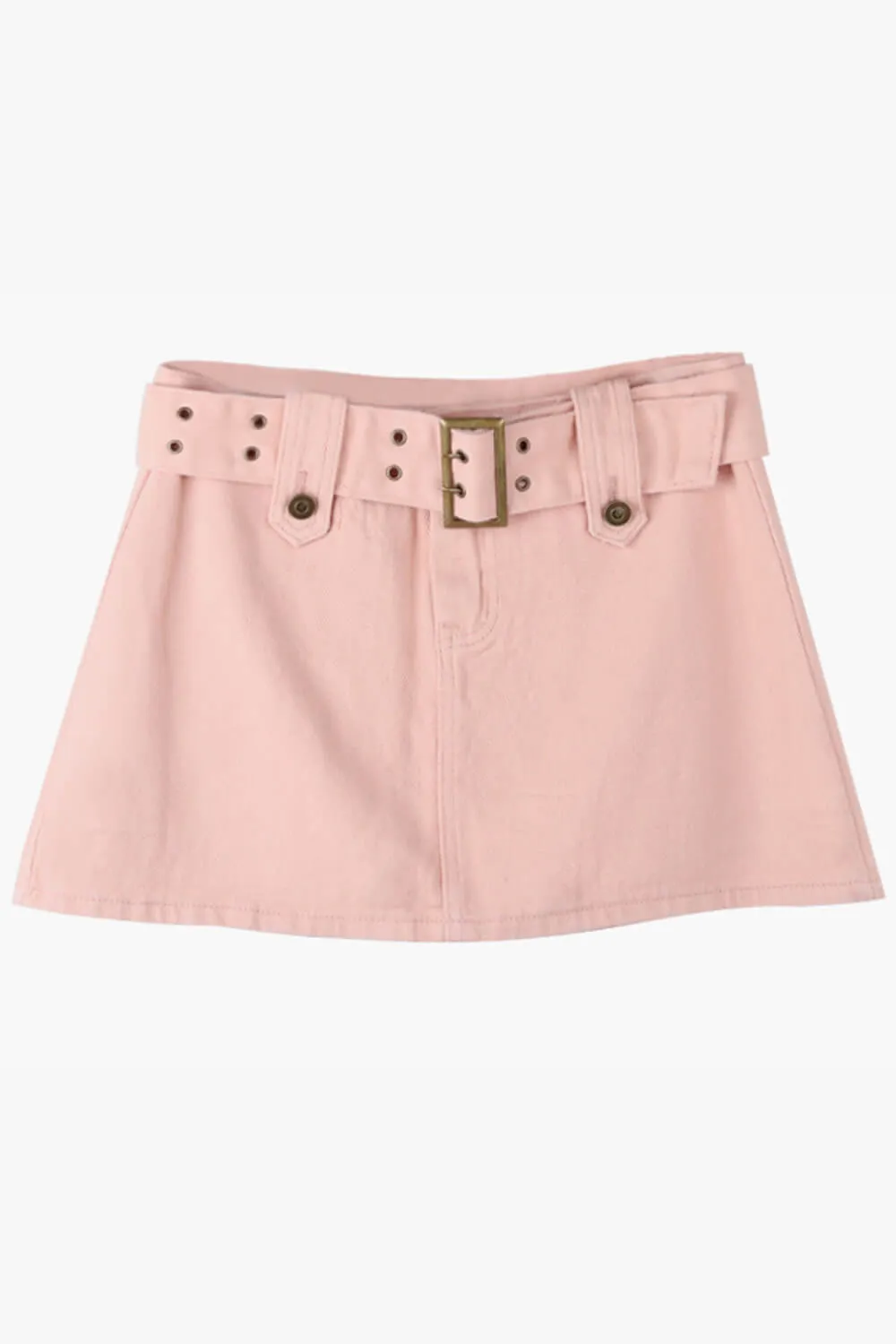 Wide Belt Skirt Babygirl Aesthetic